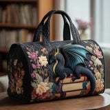 Literary Dragon -pehmustettu matkalaukku